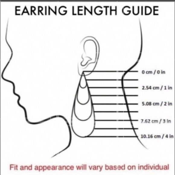 New ANTHRO Golden bamboo Style Hoop Earrings - Picture 6 of 7